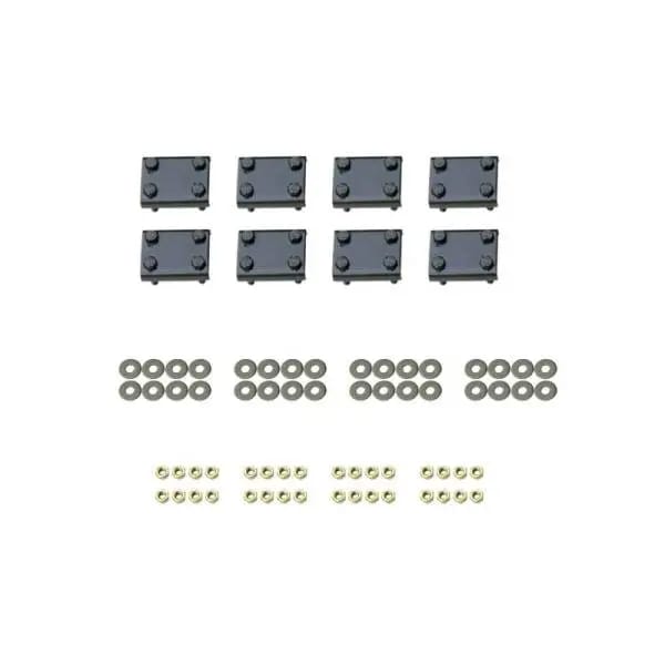 Westin 05-13 Chevy/GMC Suburban/Tahoe/Yukon (excl Z71) Premier Oval Nerf Step Bar Mount Kit - Blk thumbnail 2