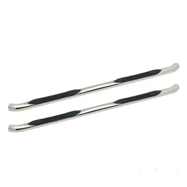 Westin 2014-2018 Chevy Silverado 1500 Dbl Cab (Rocker Mount) E-Series 3 Nerf Step Bars - SS thumbnail 2
