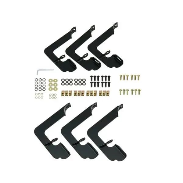 Westin 2014-2018 Chevy Silverado 1500 Dbl Cab (Rocker Mount) E-Series 3 Nerf Step Bars - SS thumbnail 5