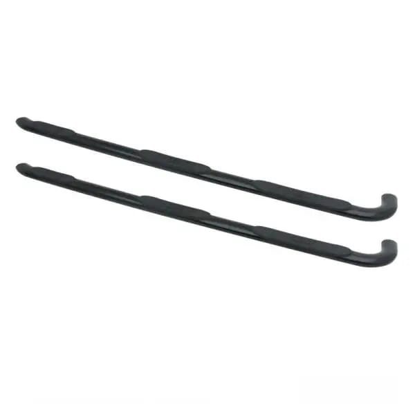 Westin 15-18 Chevy Silv 25/3500 Dbl Cab(6.5ft)/Dually (8ft) Platinum 4 Oval WTW Nerf Step Bars - Blk thumbnail 2