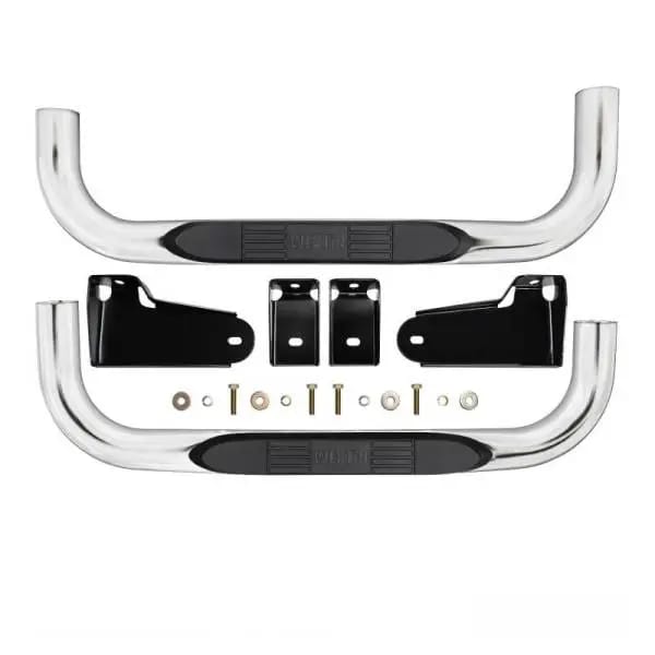 Westin 19-20 Chevy/GMC Silverado/Sierra 1500 Regular Cab E-Series 3 Nerf Step Bars - Stainless Steel thumbnail 5