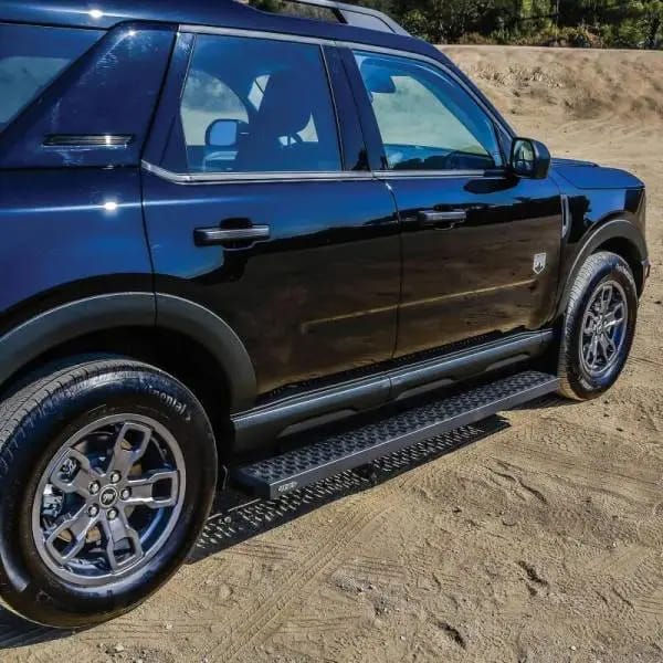 Westin Grate Steps Running Boards 68 in - Textured Black thumbnail 5