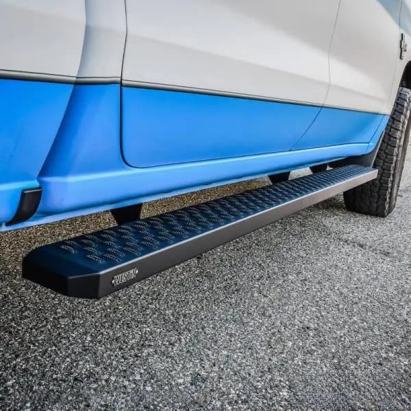 Westin Grate Steps Running Boards 90 in - Textured Black thumbnail 7