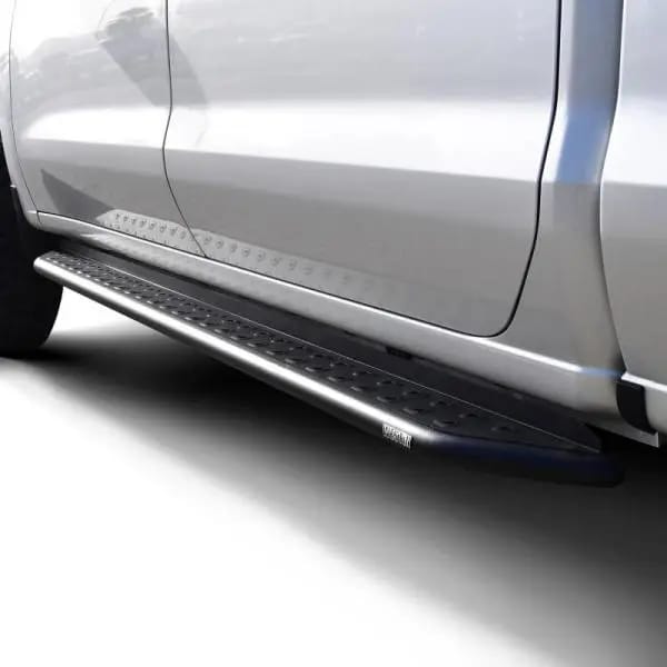 Westin 19-23 Chevrolet/GMC Silverado/Sierra 1500 Crew Cab Outlaw Nerf Step Bars - Textured Black thumbnail 6