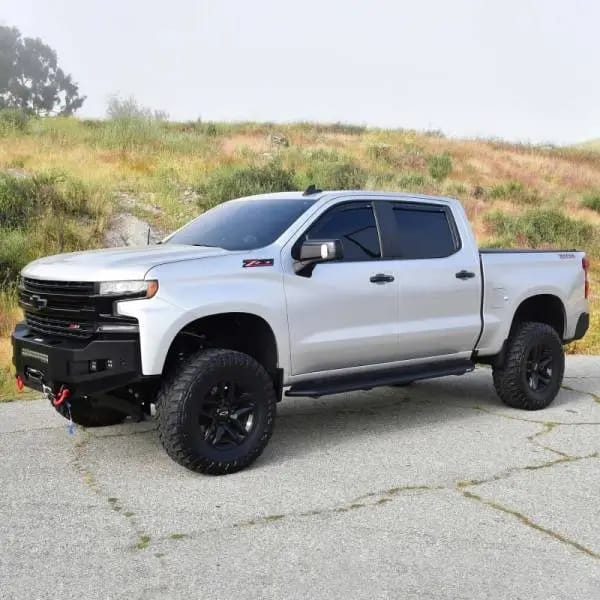 Westin 19-23 Chevrolet/GMC Silverado/Sierra 1500 Crew Cab Outlaw Nerf Step Bars - Textured Black thumbnail 13