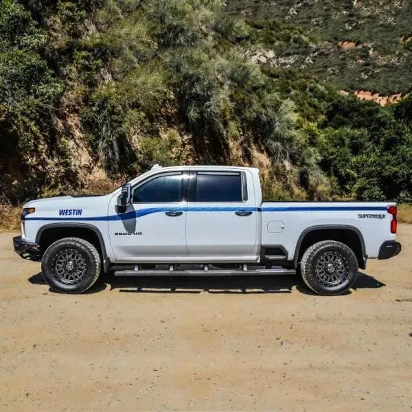 Westin 2020 Chevy Silverado 2500 Crew Cab (6.5ft Bed) R5 M-Series XD W2W Nerf Bars - Textured Black thumbnail 8