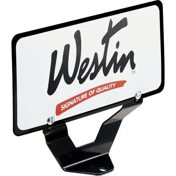 Westin Bull Bar License Plate Relocator - Black thumbnail 2