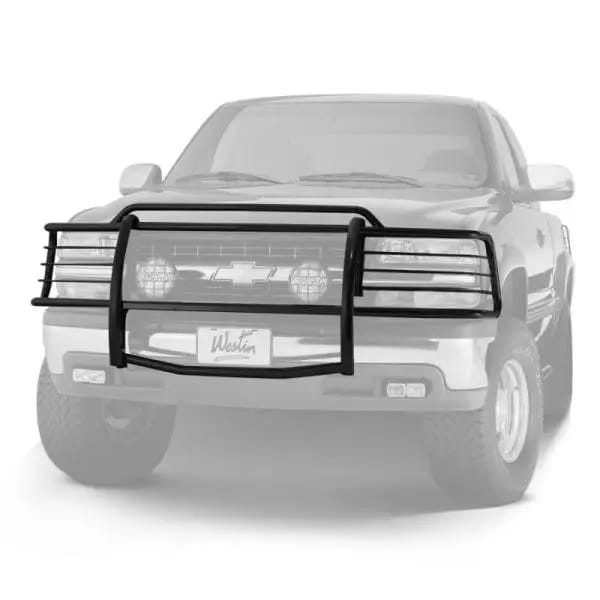 Westin 1999-2002 Chevrolet Silverado 1500LD Sportsman Grille Guard - Black thumbnail 2