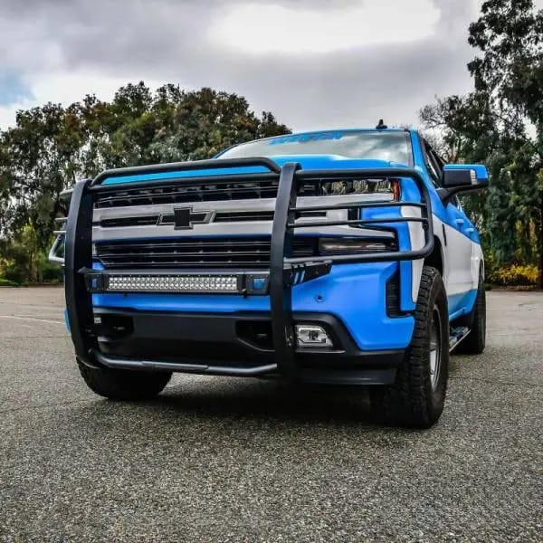 Westin 19-21 Chevy 1500 Sportsman X Grille Guard - Textured Black (Excl. 2019 Silverado LD) thumbnail 4