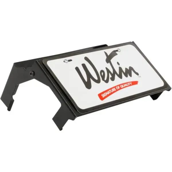 Westin MAX Winch Tray License Plate Bracket - Black thumbnail 7