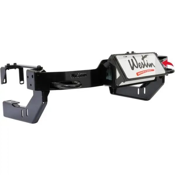 Westin MAX Winch Tray License Plate Bracket - Black thumbnail 8