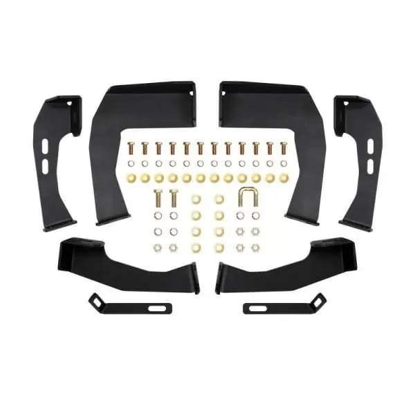 Westin 04-13 Chevy Silverado 1500 Crew Cab HDX Stainless Drop Nerf Step Bars - Textured Black thumbnail 3