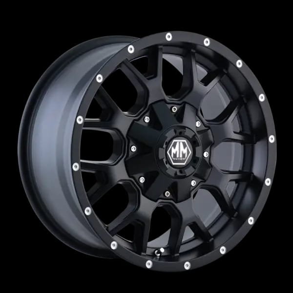 Mayhem 8015 Warrior 17x9 / 8x170 BP / -12mm Offset / 125.2mm Hub Matte Black Wheel