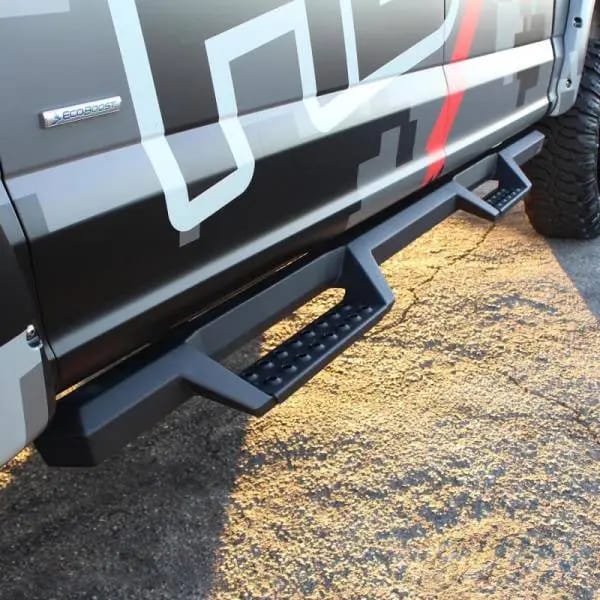 Westin/HDX 17-18 Ford F-150 SuperCrew Drop Nerf Step Bars - Textured Black thumbnail 2
