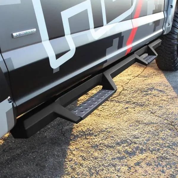 Westin/HDX Stainless 15-18 Ford F-150 SC/17-18 F-250/F-350 CC Drop Nerf Step Bars - Textured Black thumbnail 2
