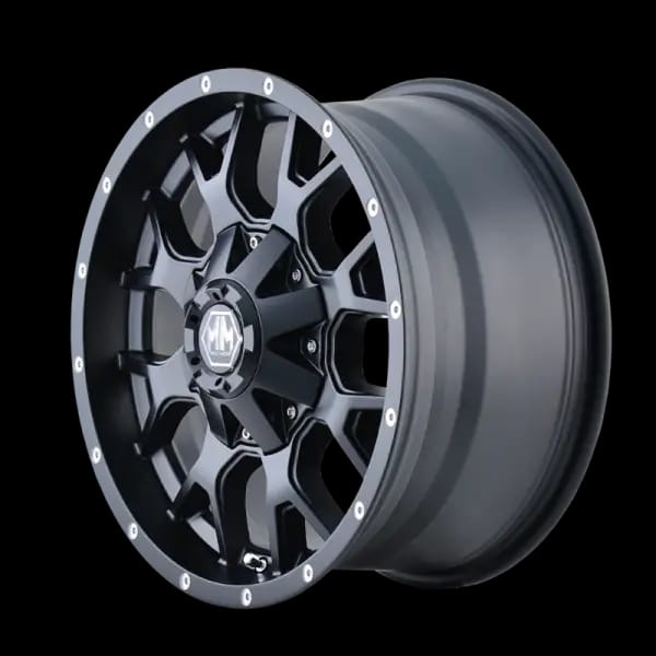 Mayhem 8015 Warrior 18x9 / 5x114.3 BP / -12mm Offset / 87mm Hub Matte Black Wheel thumbnail 2