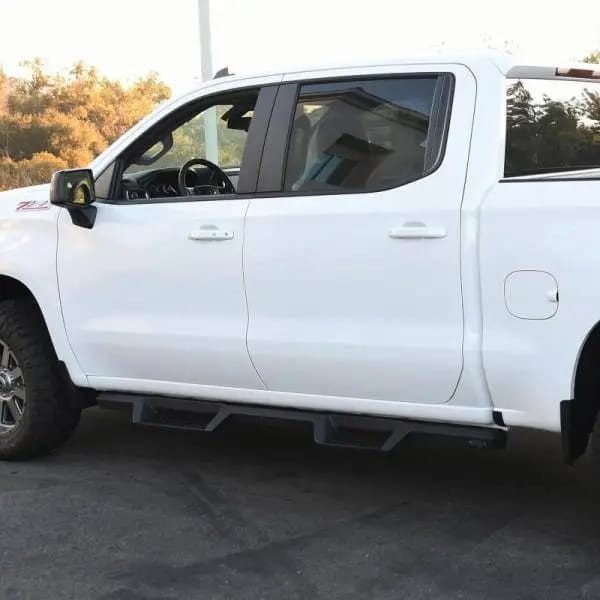 Westin 2019 Chevrolet Silverado / GMC Sierra 1500 Crew Cab Drop Nerf Step Bars - Textured Black thumbnail 2