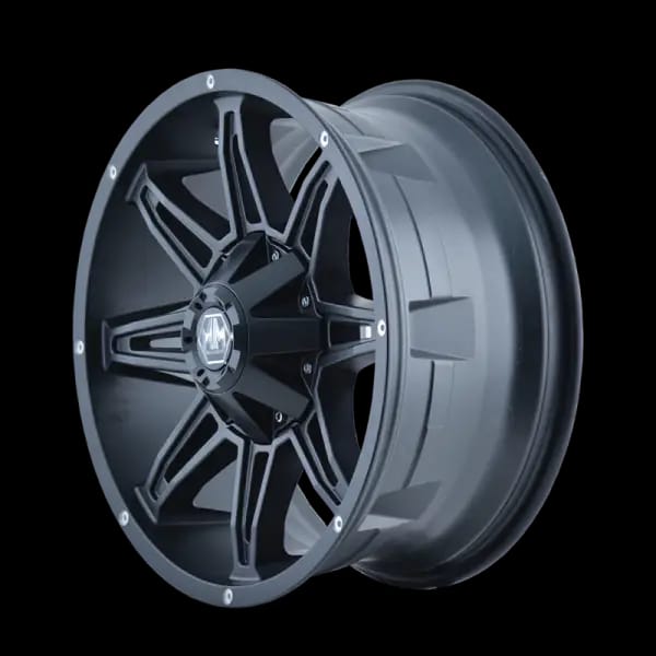 Mayhem 8090 Rampage 20x9 / 8x180 BP / 18mm Offset / 124.1mm Hub Matte Black Wheel thumbnail 2