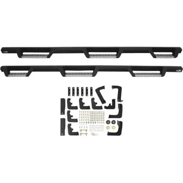 Westin/HDX 17-18 Ford F-250/350 Crew Cab (6.75ft Bed) Stainless Drop Nerf Step Bars - Textured Black thumbnail 9