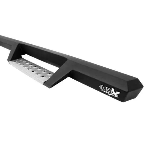 Westin/HDX 17-18 Ford F-250/350 Crew Cab (6.75ft Bed) Stainless Drop Nerf Step Bars - Textured Black thumbnail 12