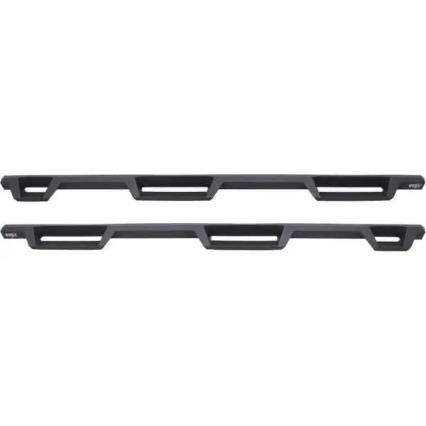 Westin 99-16 Ford F-250/350/450/550 CC (6.75ft Bed) HDX Drop Whl to Whl Nerf Step Bars - Text Blk thumbnail 3