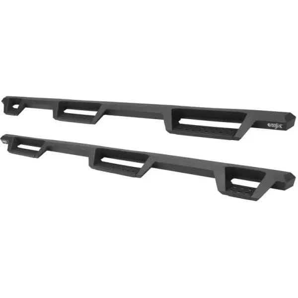 Westin 99-16 Ford F-250/350/450/550 CC (6.75ft Bed) HDX Drop Whl to Whl Nerf Step Bars - Text Blk thumbnail 6