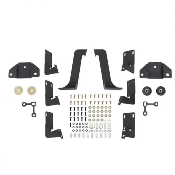 Westin 99-16 Ford F-250/350/450/550 CC (6.75ft Bed) HDX Drop Whl to Whl Nerf Step Bars - Text Blk thumbnail 9