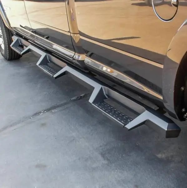 Westin/HDX 19-20 Ram 2500/3500 Crew Cab (8ft Bed) Drop Wheel to Wheel Nerf Step Bars - Txt Black thumbnail 6
