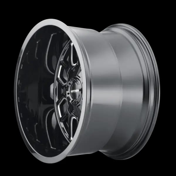 Mayhem 8107 Cogent 22x10 / 6x135 BP / -27mm Offset / 106mm Hub Black w/ Milled Spokes Wheel thumbnail 2