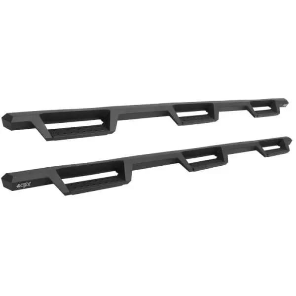 Westin/HDX 07-19 Chevy Silv 2500/3500 Crew (8ft) (Excl Dually) Drop WTW Nerf Step Bars - Blk thumbnail 2