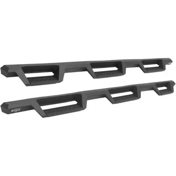 Westin 14-18 Chevrolet Silverado 1500 DC 6.5ft Bed HDX Drop W2W Nerf Step Bars - Tex. Blk thumbnail 2