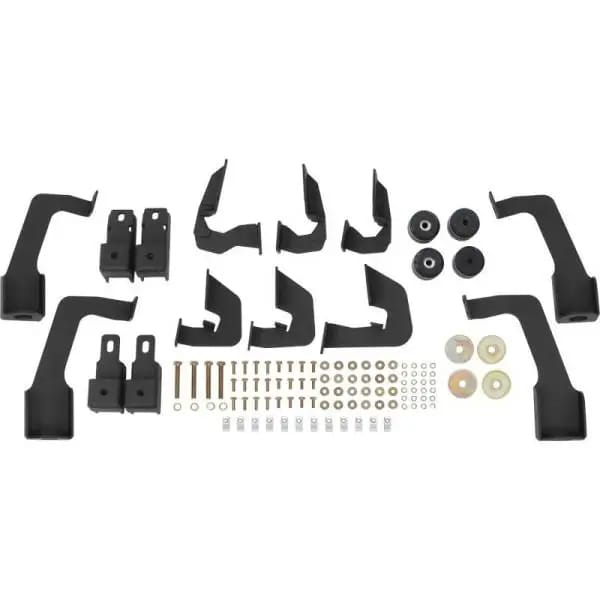 Westin 14-18 Chevrolet Silverado 1500 DC 6.5ft Bed HDX Drop W2W Nerf Step Bars - Tex. Blk thumbnail 9