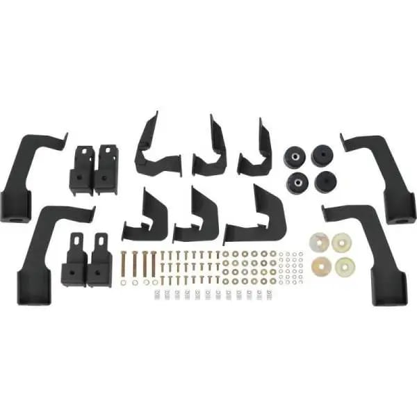 Westin 14-18 Chevrolet Silverado 1500 DC 6.5ft Bed HDX Stainless Drop W2W Nerf Step Bars - Tex. Blk thumbnail 8