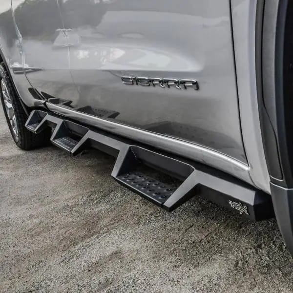 Westin 19-22 GMC Sierra 1500 CC 6.5ft Bed (Excl. 2019 Ltd/LD) HDX Drop W2W Nerf Step Bars - Tex. Blk thumbnail 4