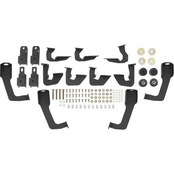 Westin/HDX 07-19 Chevy Silv 2500/3500 Crew (8ft) (Excl Dually) Drop WTW Nerf Step Bars - Blk thumbnail 7