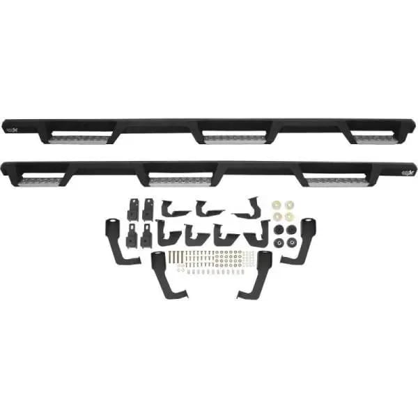 Westin/HDX 07-19 Chevrolet Silverado 2500 8ft Drop Wheel to Wheel Nerf Step Bars - Textured Black thumbnail 6
