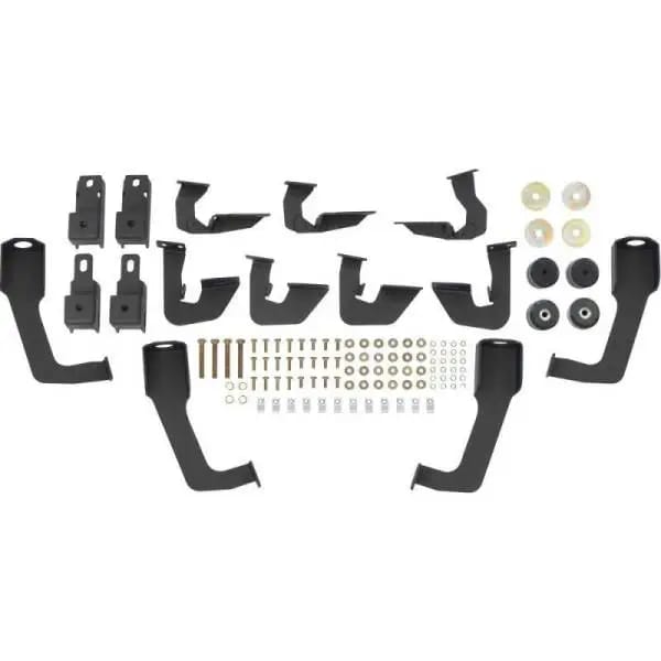 Westin/HDX 07-19 Chevrolet Silverado 2500 8ft Drop Wheel to Wheel Nerf Step Bars - Textured Black thumbnail 7