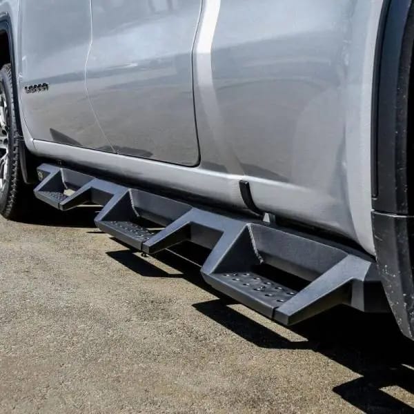 Westin 19-20 GM 1500 DC 6.5ft bed (Excludes LD/Limited) HDX Drop W2W Nerf Step Bars - Textured Black thumbnail 5