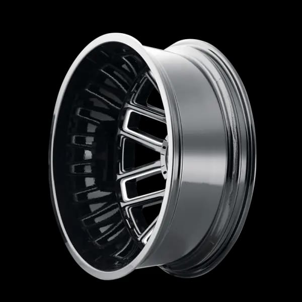Mayhem 8107D Cogent Dually 22x8.25 / 8x200 BP / -192mm Offset / 142mm Hub Blk w/ Milled Spokes Wheel thumbnail 2