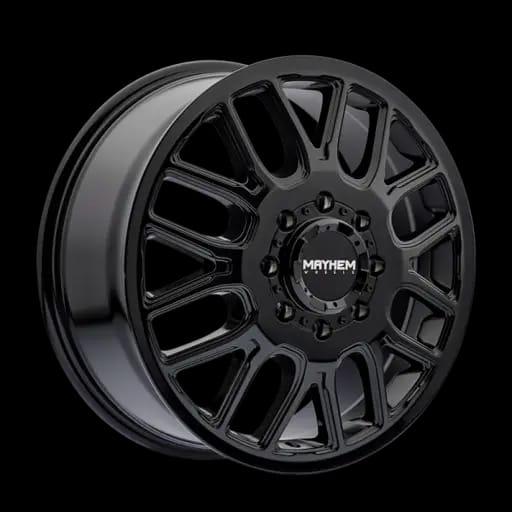 Mayhem 8107D Cogent Dually 20x8.25 / 8x165.1 BP / 115mm Offset / 121.3mm Hub Gloss Black Wheel