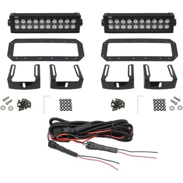 Westin HDX Flush Mount B-FORCE LED Light Kit (Set of 2) w/wiring harness - Black thumbnail 4