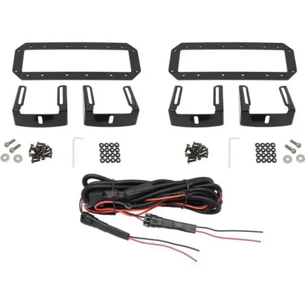 Westin HDX Flush Mount B-FORCE LED Light Kit (Set of 2) w/wiring harness - Black thumbnail 5