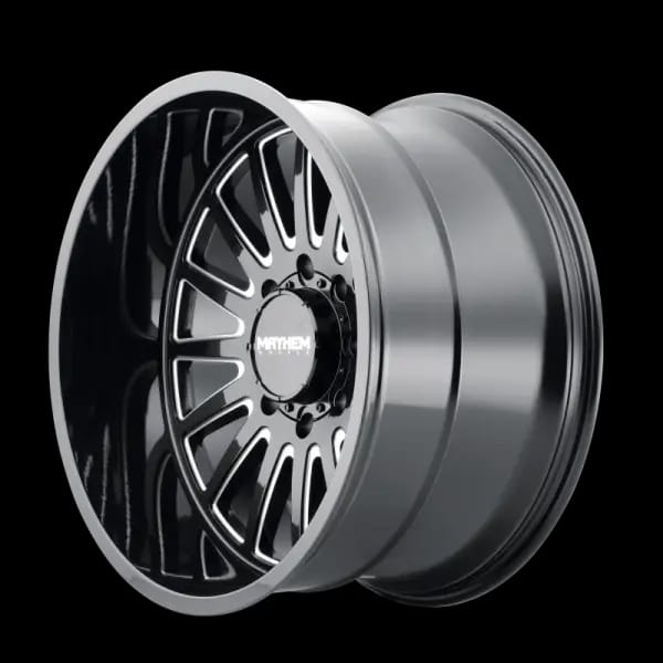 Mayhem 8114 Utopia 20x9 / 8x165.1 BP / 0mm Offset / 125.2mm Hub Black w/ Milled Spokes Wheel thumbnail 2