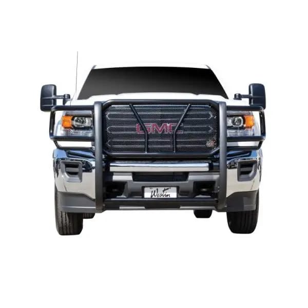 Westin 2011-2014 GMC Sierra 2500/3500 (Excl Denali) HDX Grille Guard - Black thumbnail 3