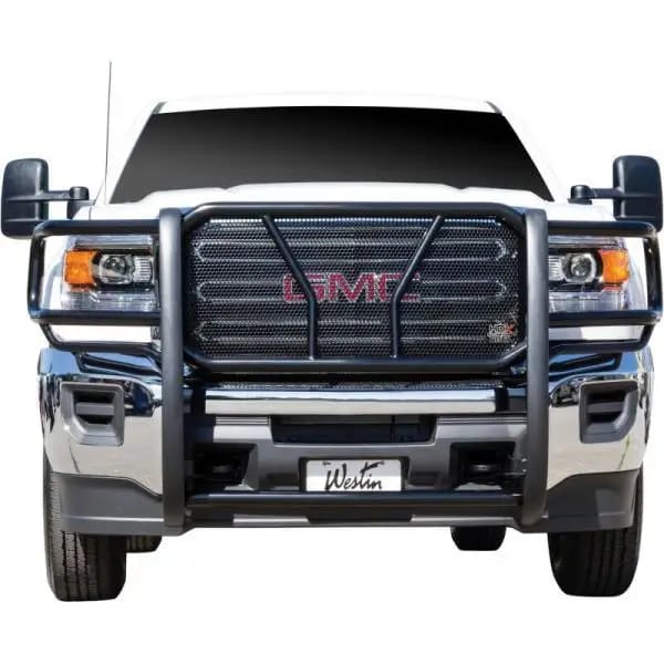 Westin 2015-2018 GMC Sierra 2500/3500 HDX Grille Guard - Black thumbnail 3