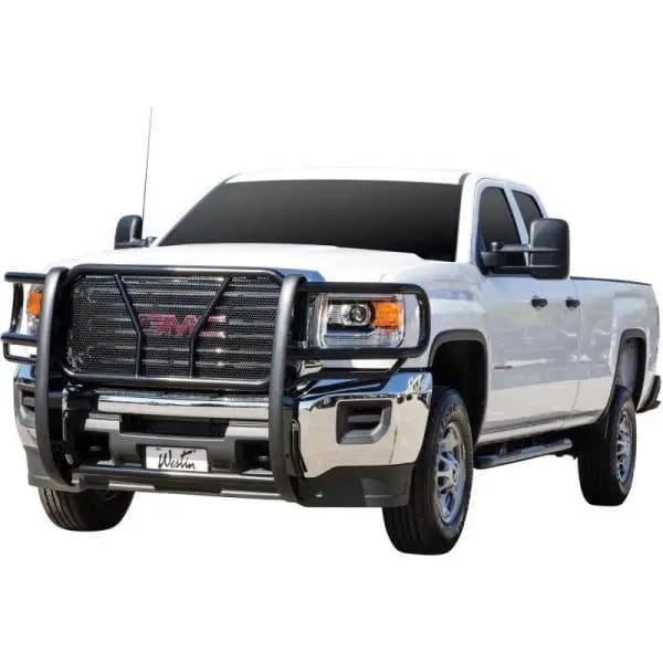Westin 2015-2018 GMC Sierra 2500/3500 HDX Grille Guard - Black thumbnail 4