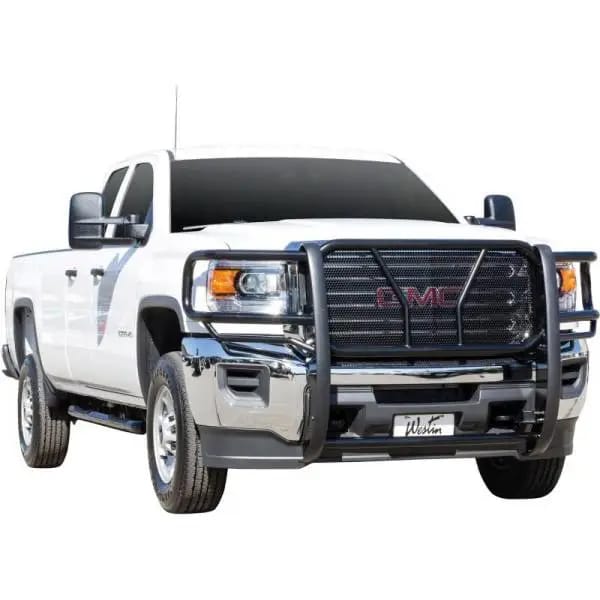 Westin 2015-2018 GMC Sierra 2500/3500 HDX Grille Guard - Black thumbnail 5