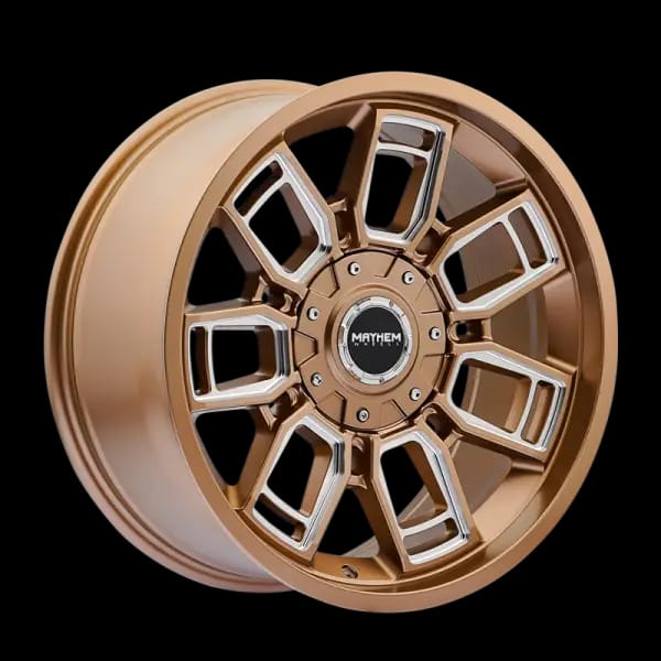 Mayhem 8118 Ordinance 20x9 / 6x135/139.7 BP / 106.1mm Hub Matte Bronze Wheel w/ Milled Spokes