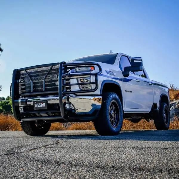 Westin 2020 Chevrolet Silverado 2500/3500 HDX Grille Guard - Black thumbnail 5