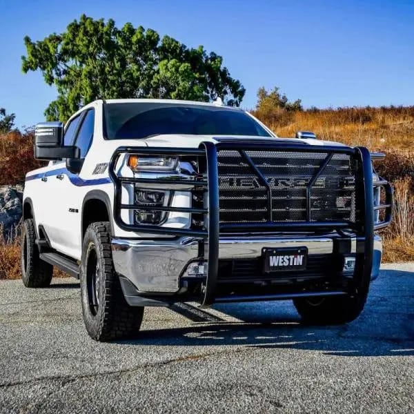 Westin 2020 Chevrolet Silverado 2500/3500 HDX Grille Guard - Black thumbnail 6